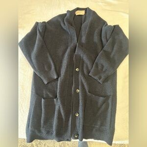 Wilfred Free Charcoal Knit Cardigan